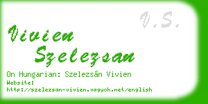 vivien szelezsan business card